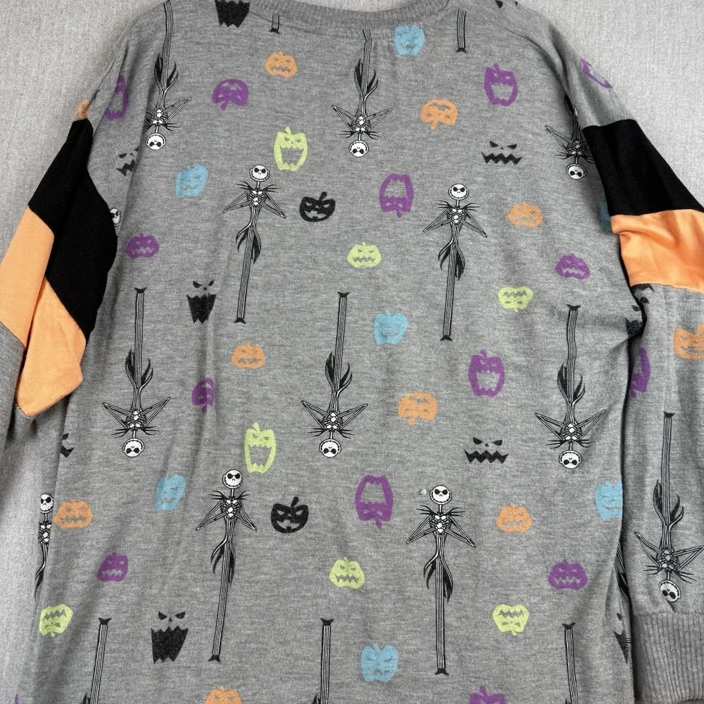 Disney Nightmare Before Christmas‎ Sweater Sleep Tee Nightie Large Pajama PJ